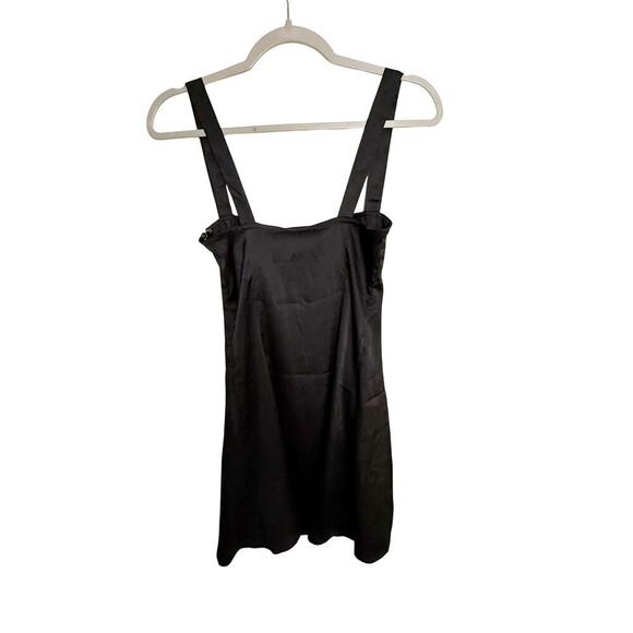 Danielle Bernstein WeWoreWhat Ruched Bralette Princess Dress Black Size XS NEW - Picture 4 of 7